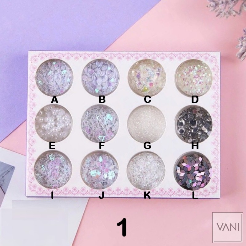 Nhũ Mắt Glitter Kim Tuyến Trang Điểm Make Up Phong Cách Korea - Hoặc Trang Trí Móng Tay Nail - VANI STORE