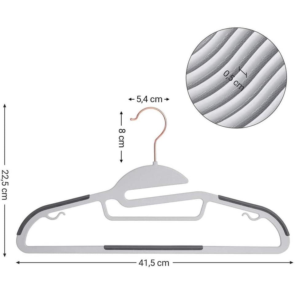 🇩🇪MẮC TREO QUẦN ÁO SONGMICS SET 30 CÁI