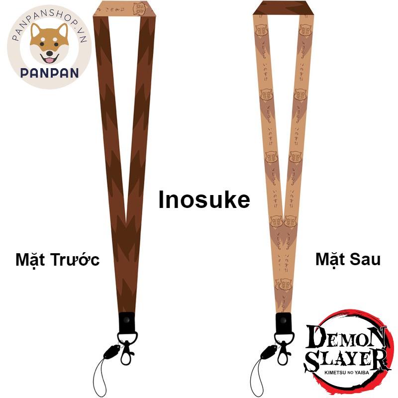 Dây strap đeo điện thoại / dây đeo thẻ Kimetsu no Yaiba ( Diệt Quỷ ) 50CM