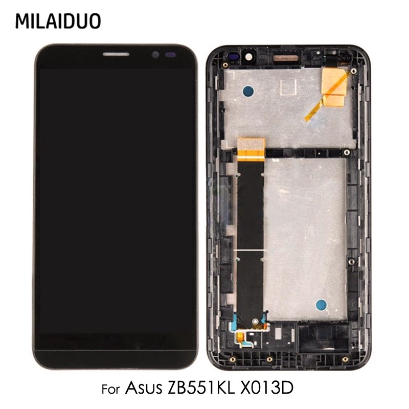 LCD Display For Asus ZenFone Go TV TD-LTE ZB551KL X013D Touch Screen Digitizer Assembly Replacement Black No/with Frame