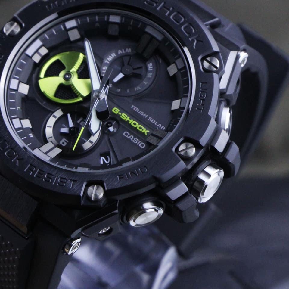 Đồng Hồ Casio Nam Dây Nhựa GSHOCK GST-B100B-1A3DR Chính Hãng