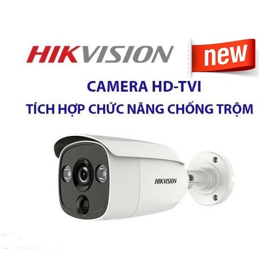 CAMERA HD-TVI 5Mp HIKVISION DS-2CE12H0T-PIRL chống báo động giả - Hàng chính Hãng