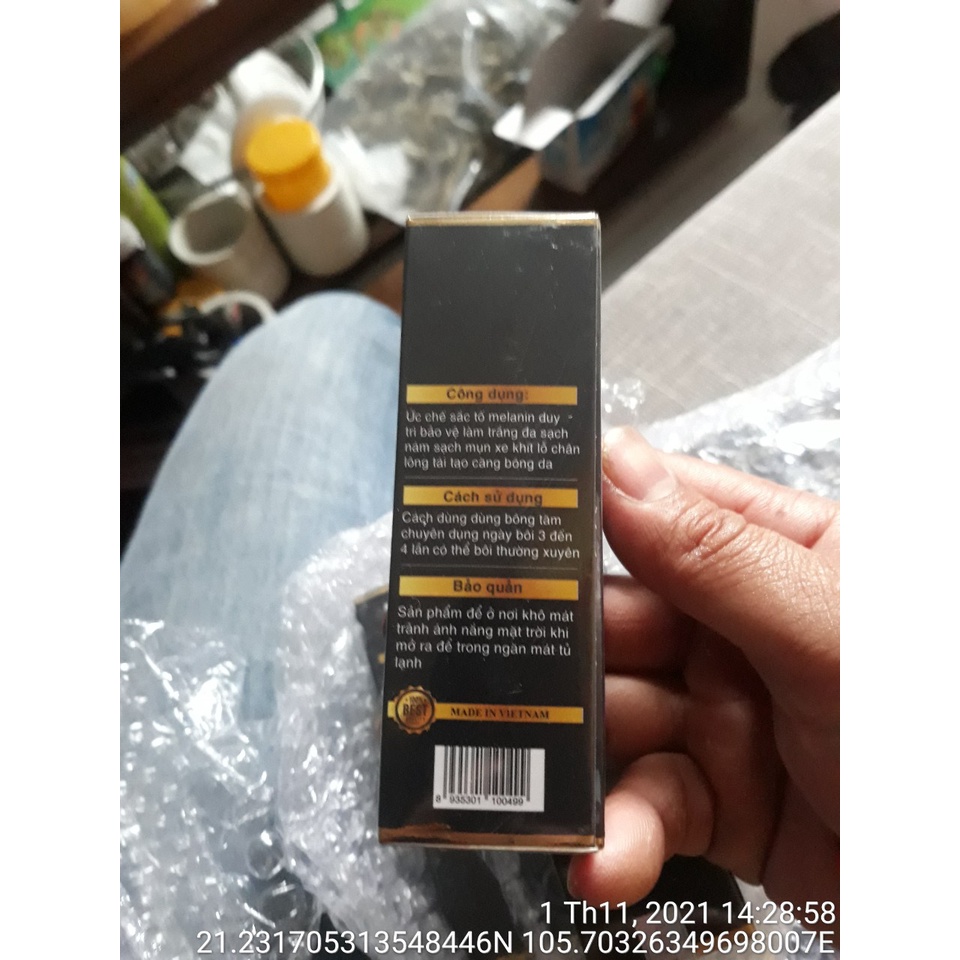 Thủy kim xóa nám luverio(mẫu mới của osakura 3)