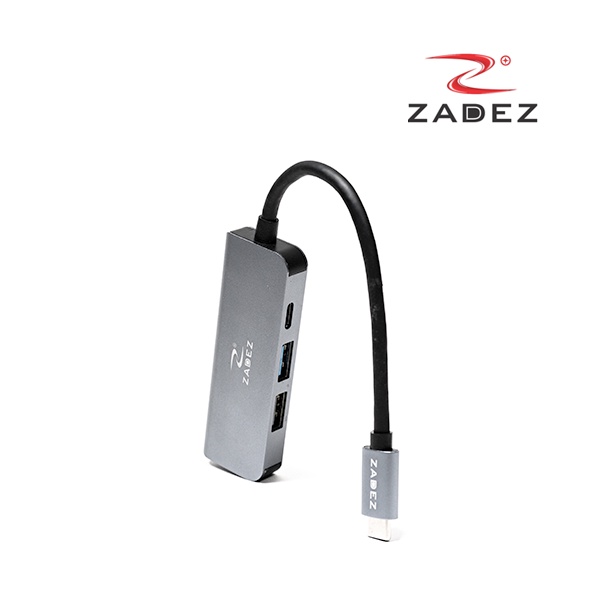 Hub Type C to HDMI 4K 30Hz/ USB 3.0/ C PD 60W/ USB 2.0 (4 in 1) ZADEZ - ZAH514 - Hàng Chính Hãng