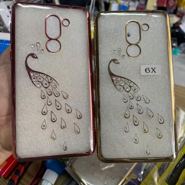Ốp lưng Huawei GR5 2017 dẻo xi in hình đính đá