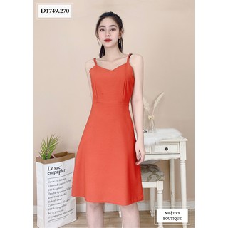SET ĐẦM 2 DÂY CHÍT EO KHOÁC NGẮN - D1749