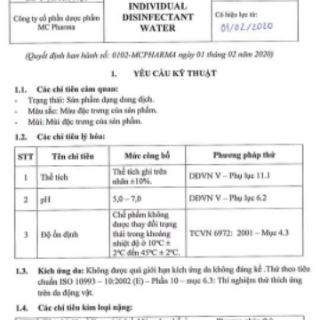 [TRỢ GIÁ] XỊT KHÁNG KHUẨN MC PHARMA 120ML