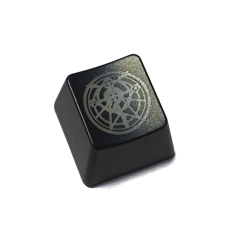 Phím bấm cho bàn phím cơ đèn LED Backlit bằng ABS họa tiết anime Fullmetal Alchemist màu trong mờ R4 DIY