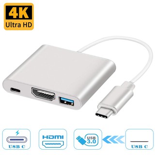 Cáp Chuyển Đổi Type-C Sang USB 3.0 HDMI Adapter Cao Cấp