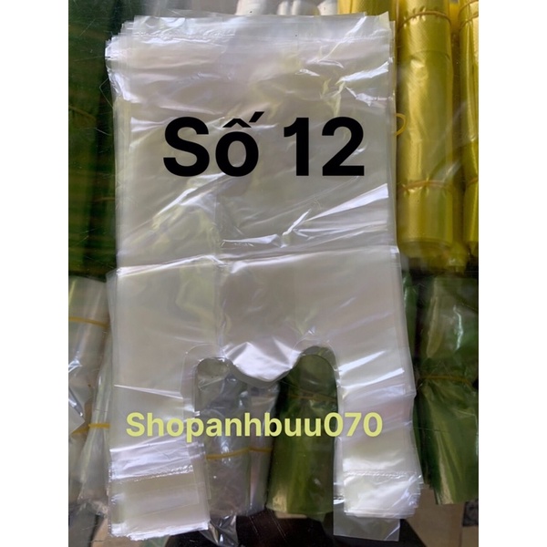 [Q11] (Loại Siêu Mỏng) 1kg Túi Nilon Hai Quai Trong Suốt Đựng Từ 200g-5kg