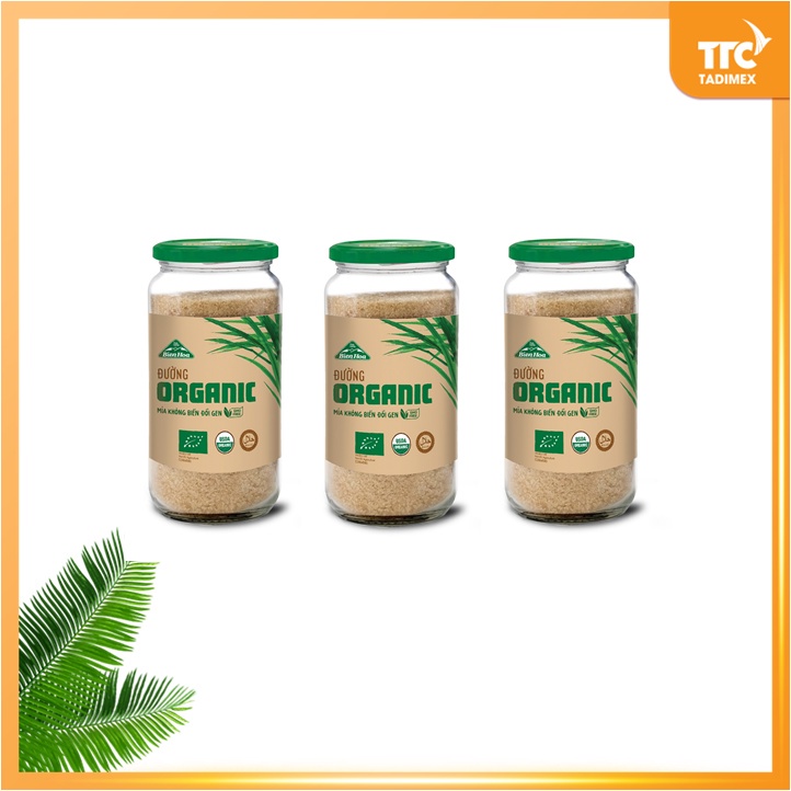 Đường Organic Biên Hòa Hũ 800g
