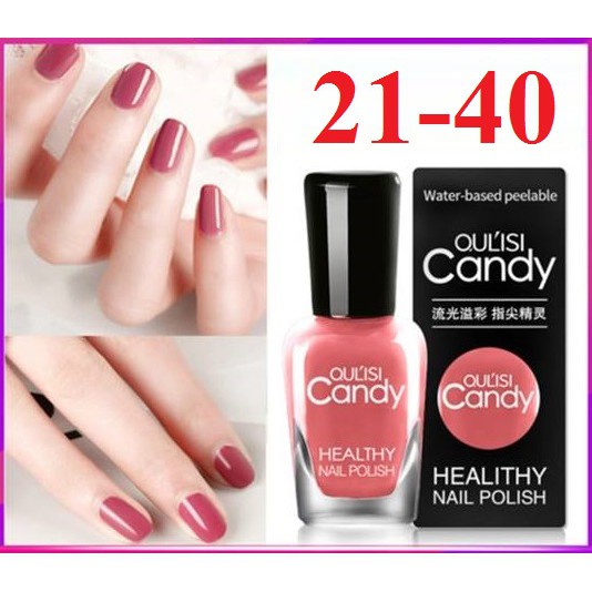 Sơn móng tay Candy màu từ 21 đến 40