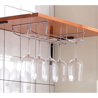 Giá treo ly rượu vang inox, kệ treo ly inox