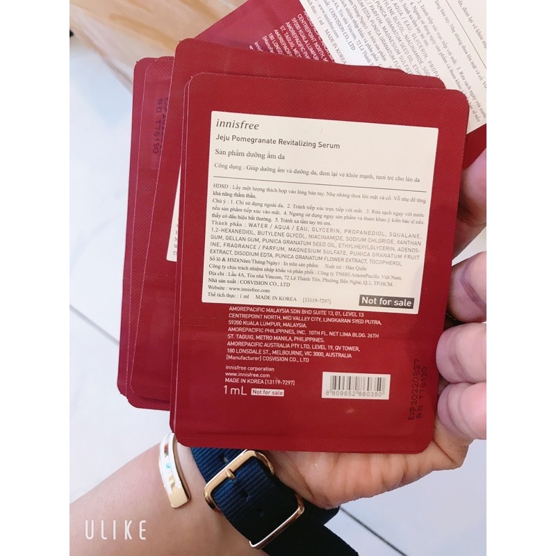 mẫu thử - serum dưỡng da innisfree chống lão hoá, chăm sóc da 1ml | BigBuy360 - bigbuy360.vn