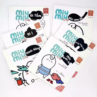 Sách - Ehon Kĩ Năng Sống - Miu Miu Tự Lập- Combo 6 quyển (1-6 tuổi)