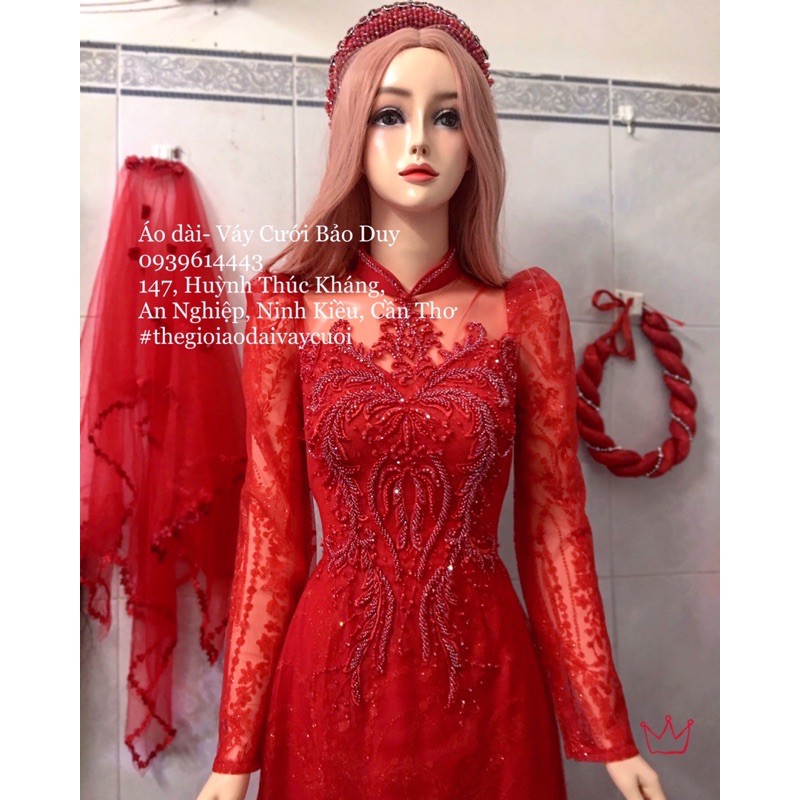 áo dài cưới cao cấp