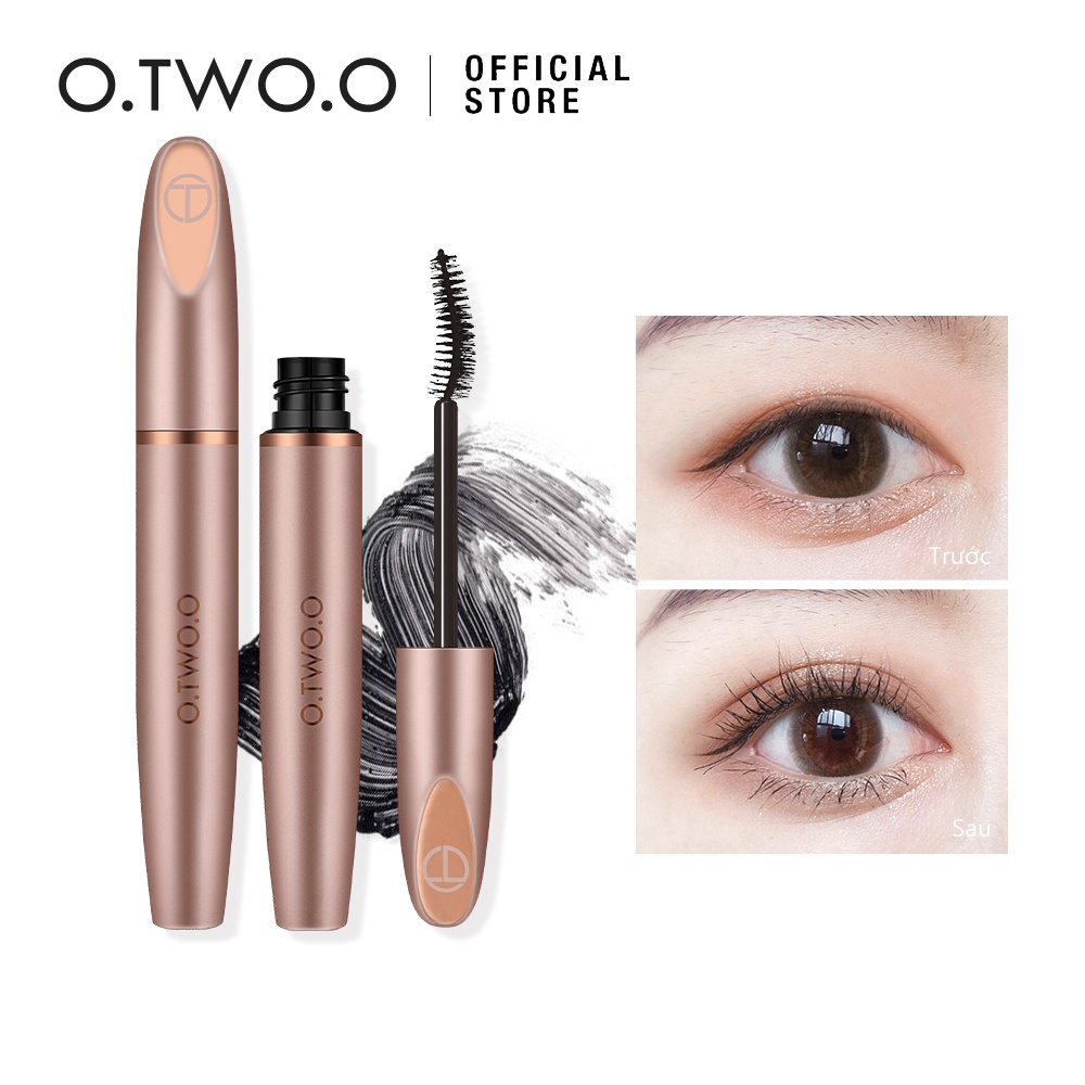 Mascara O.TWO.O phối sợi lụa 3D chống thấm nước lâu trôi kiểu dáng tiện dụng 27g