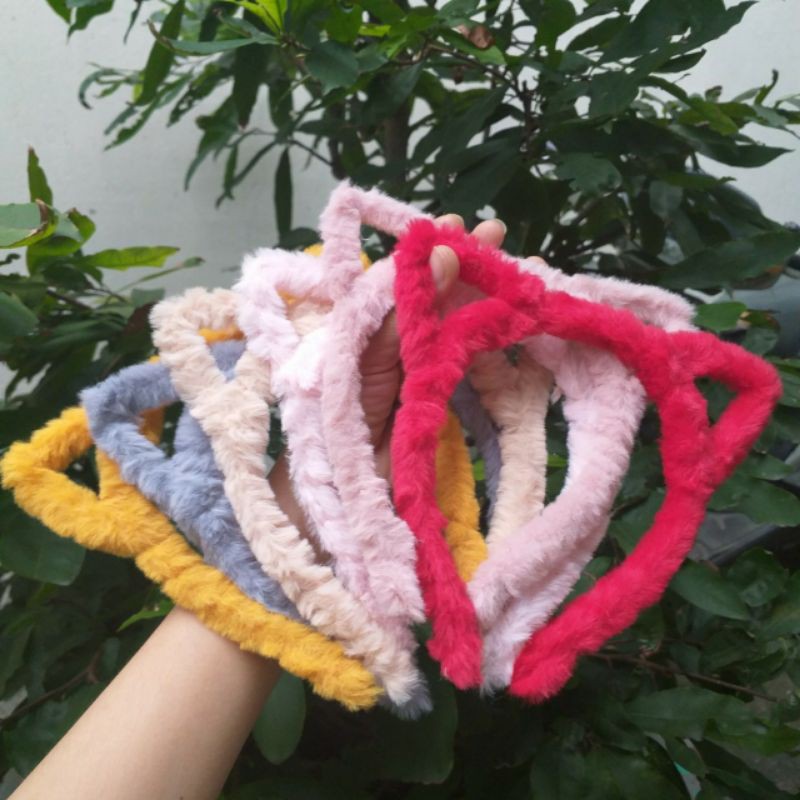 Bờm cài tóc tai mèo xinh xắn (Ảnh thật)