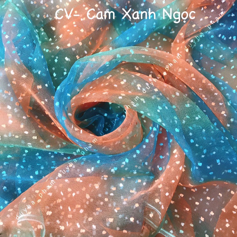 ☀️VẢI VOAN XỐP CỤC BÔNG CẦU VỒNG☀️