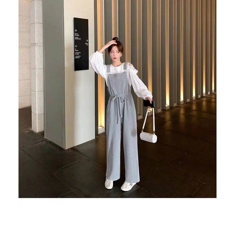 Áo Sơ Mi Tay Dài Dáng Rộng Hở Vai Quyến Rũ Thời Trang Phong Cách Hàn Quốc 2022