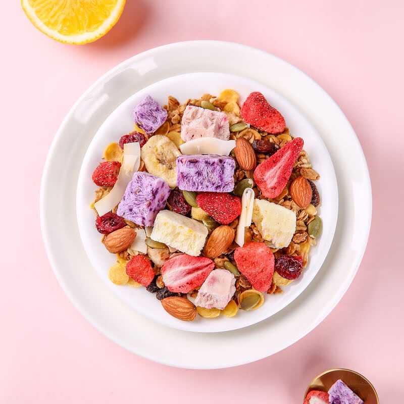 Gói ngũ cốc sữa chua đào (Gói hồng 320gr - T)