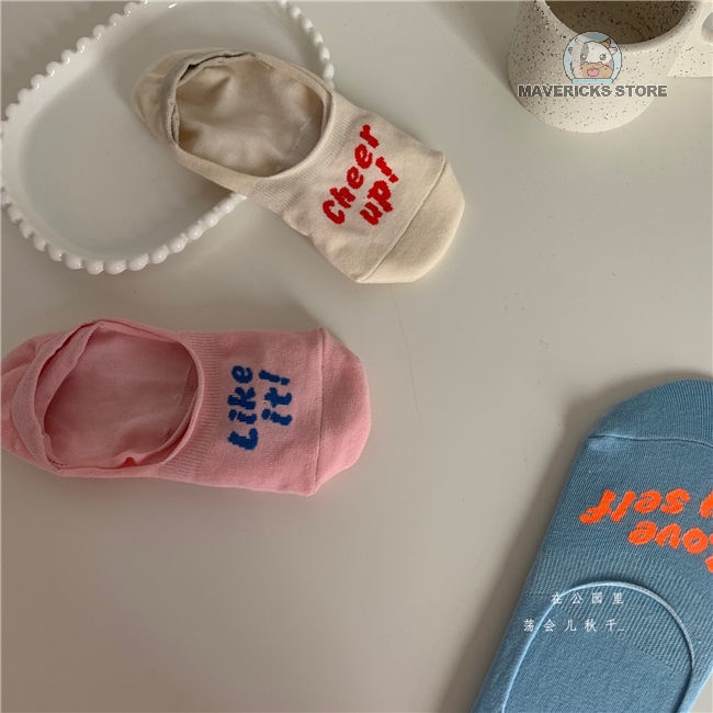 Vớ cổ thấp chống trượt kiểu Nhật Hàn dễ thương cho học sinh