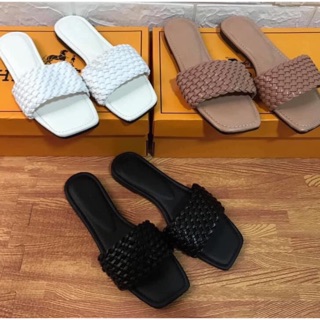 Dép lê nữ đẹp 🍀FREE SHIP🍀 Dép lê quai đan siêu hot [dép]