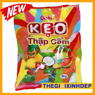 10 gói kẹo oishi thập cẩm 90g*10 gói