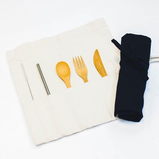 Combo Go Green Kit (Tre) kèm túi cuộn đa năng - Trắng ngà - A Little Bit