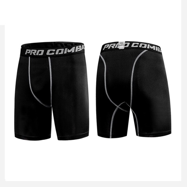 Quần giữ nhiệt nam combat pro cao cấp tập gym chơi bóng đá bóng rổ thể thao kiểu dáng họa tiết