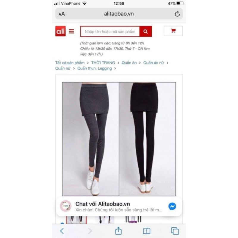 Quần váy legging  xuất Hàn