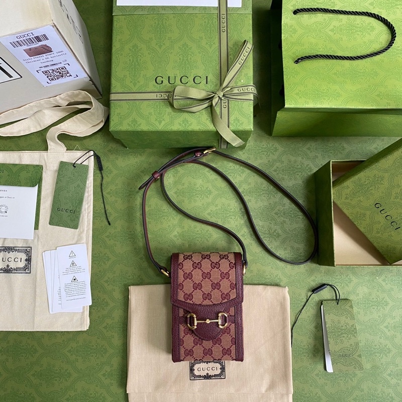 Túi đeo chéo đựng điện thoại cho nữ thương hiệu Gucci GC cao cấp hàng vip 1-1