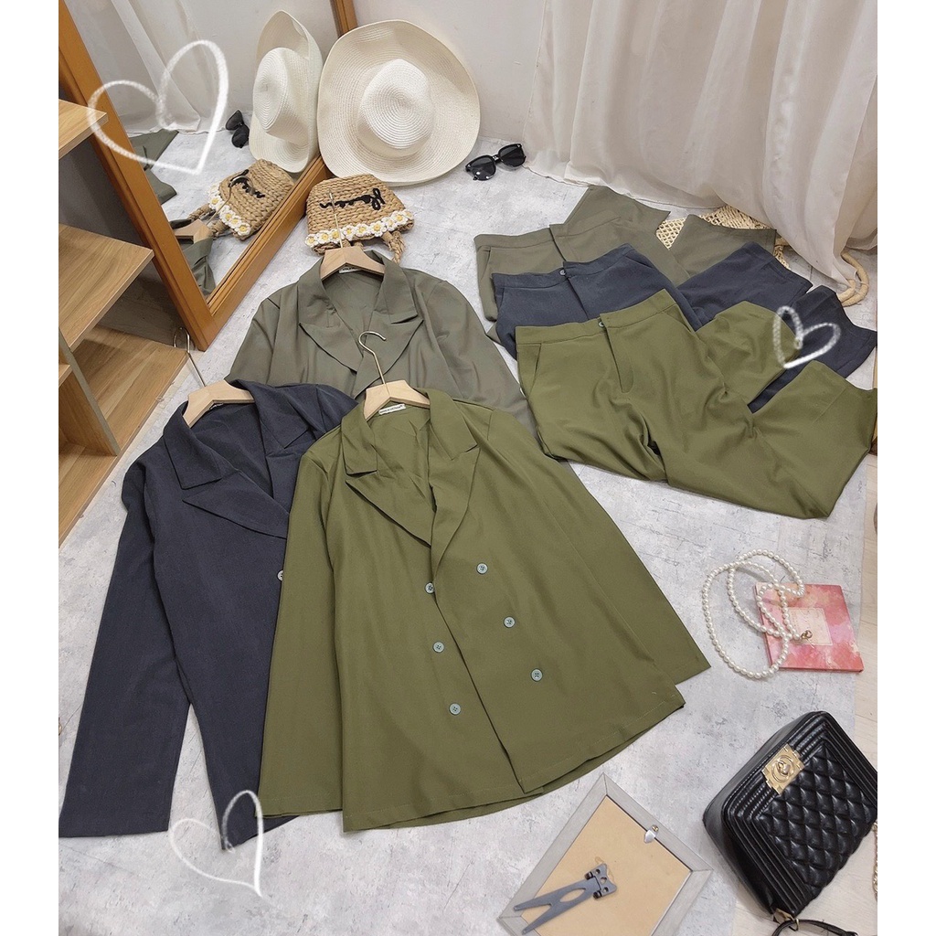 SET VEST QUẦN 9 tấc màu mới [Moment House]