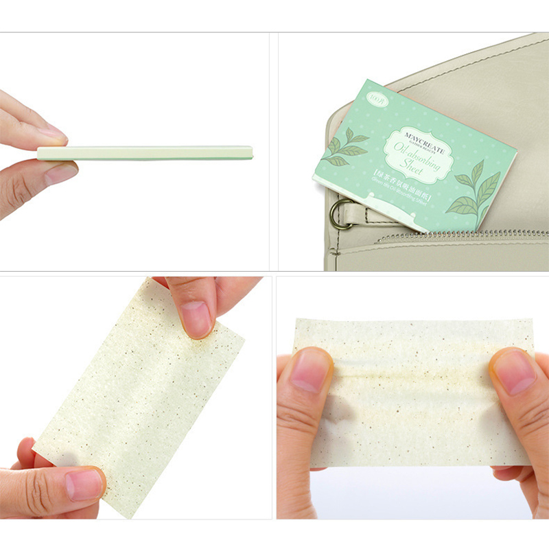 Gói giấy thấm dầu 100 tờ làm sạch da mặt cao cấp