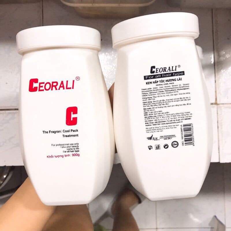 Ủ Tóc Dấu Xả Hấp Dầu Tại Nhà Ceorali C Trắng 900ml - Hair Care Q4