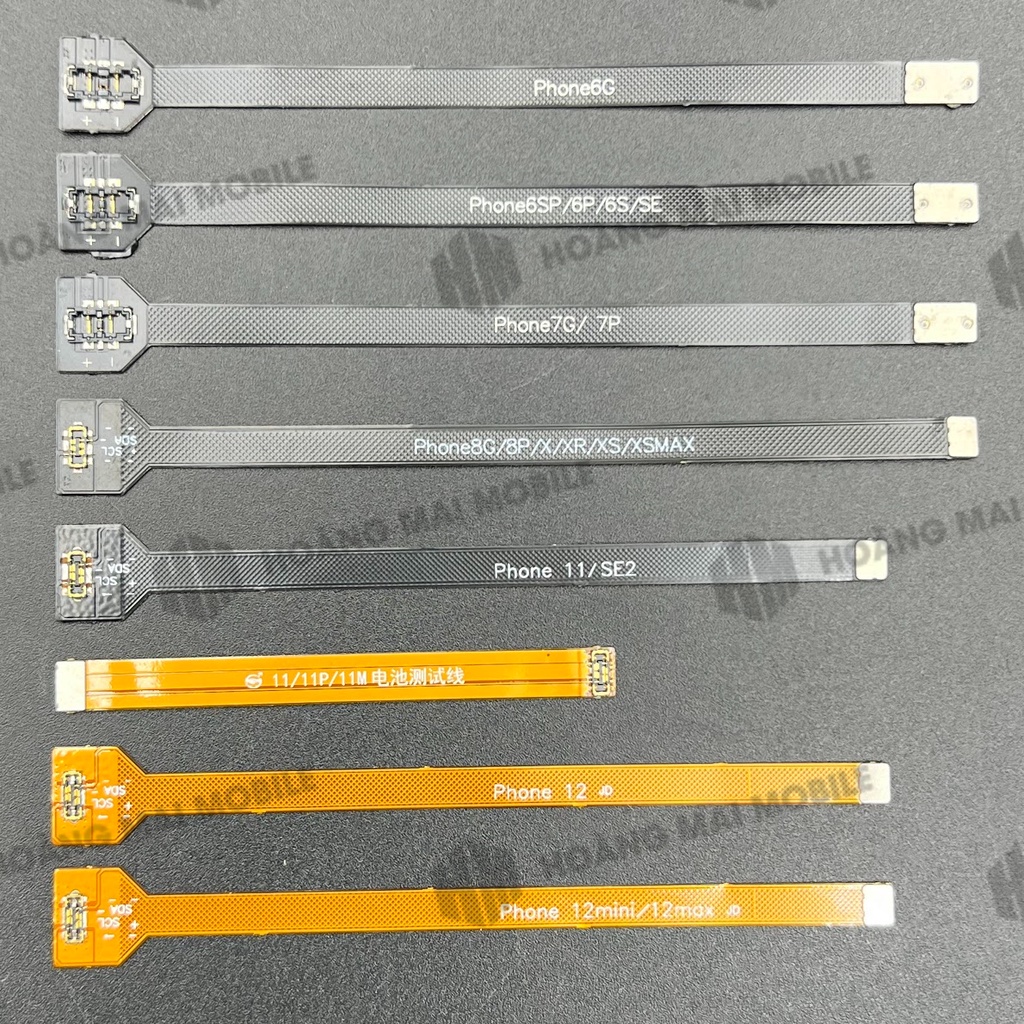 Cáp nối dài gắn chân pin tương thích iP dùng cho các box sửa chữa Pin