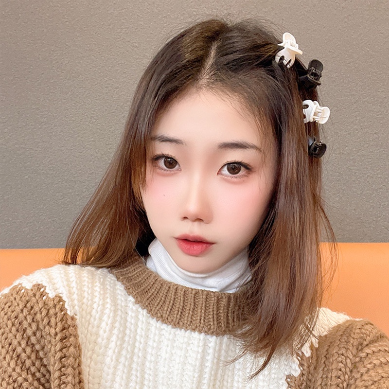 Kẹp mái càng cua nhỏ chữ M màu trơn đơn giản giá rẻ K97