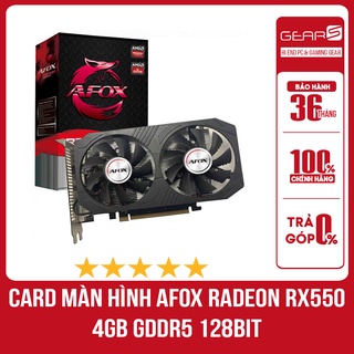 [Mã 44ELSALE1 giảm 5% đơn 3TR] Card Màn Hình Afox Radeon RX550 4GB GDDR5 128Bit - Bảo hành chính hãng 36 thumbnail