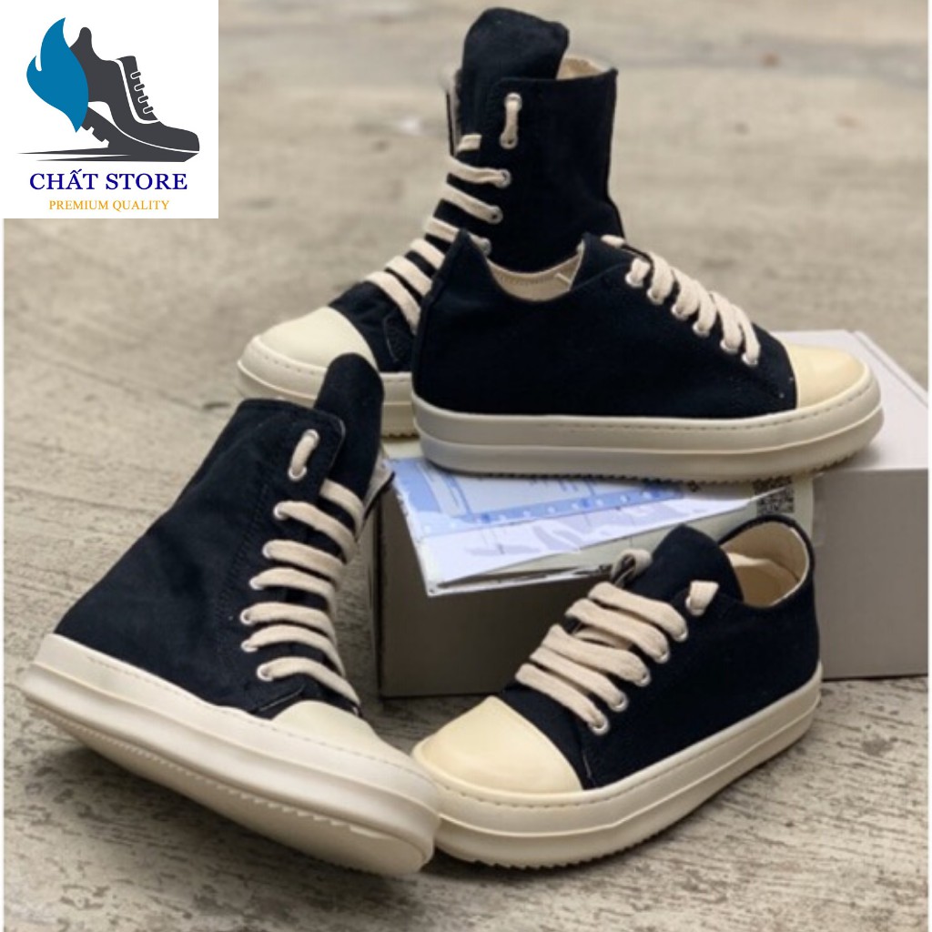 Giày Thể Thao Nam RO Cổ Thấp ❤️ Giày Sneaker Nam Nữ Đen Đế thơm Đẳng Cấp - RO