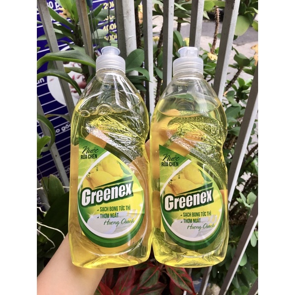 Nước Rửa Chén Greenex Hương Chanh Thơm Ngát 400g