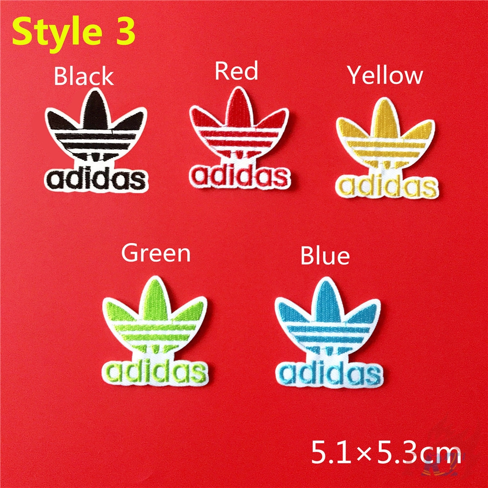 Miếng dán nhiệt in logo Adidas thời trang DIY