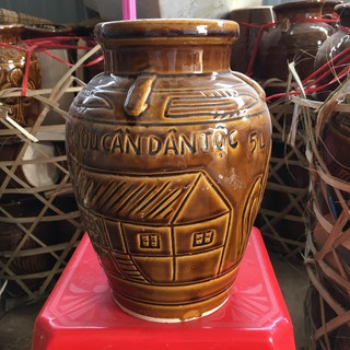 chum - 5 lít - chum rượu cần - ché
