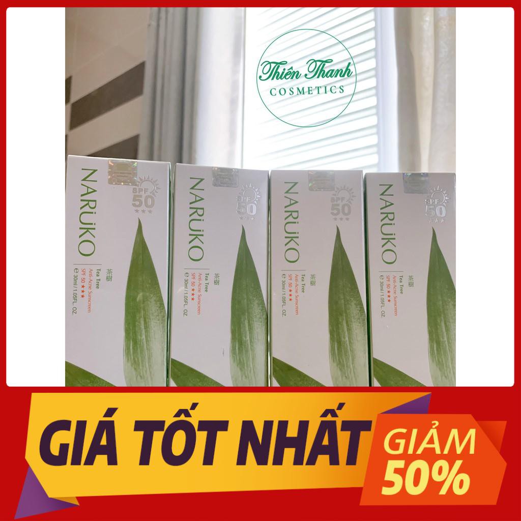 Kem Chống Nắng,Kem Chống Nắng Dành Cho Da Mụn Naruko Tea Tree Anti-Acne Sunscreen SPF50 30 ml | BigBuy360 - bigbuy360.vn