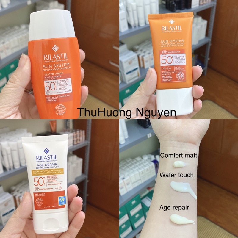 Kem chống nắng Rilastil Water Touch Fluid SPF50+