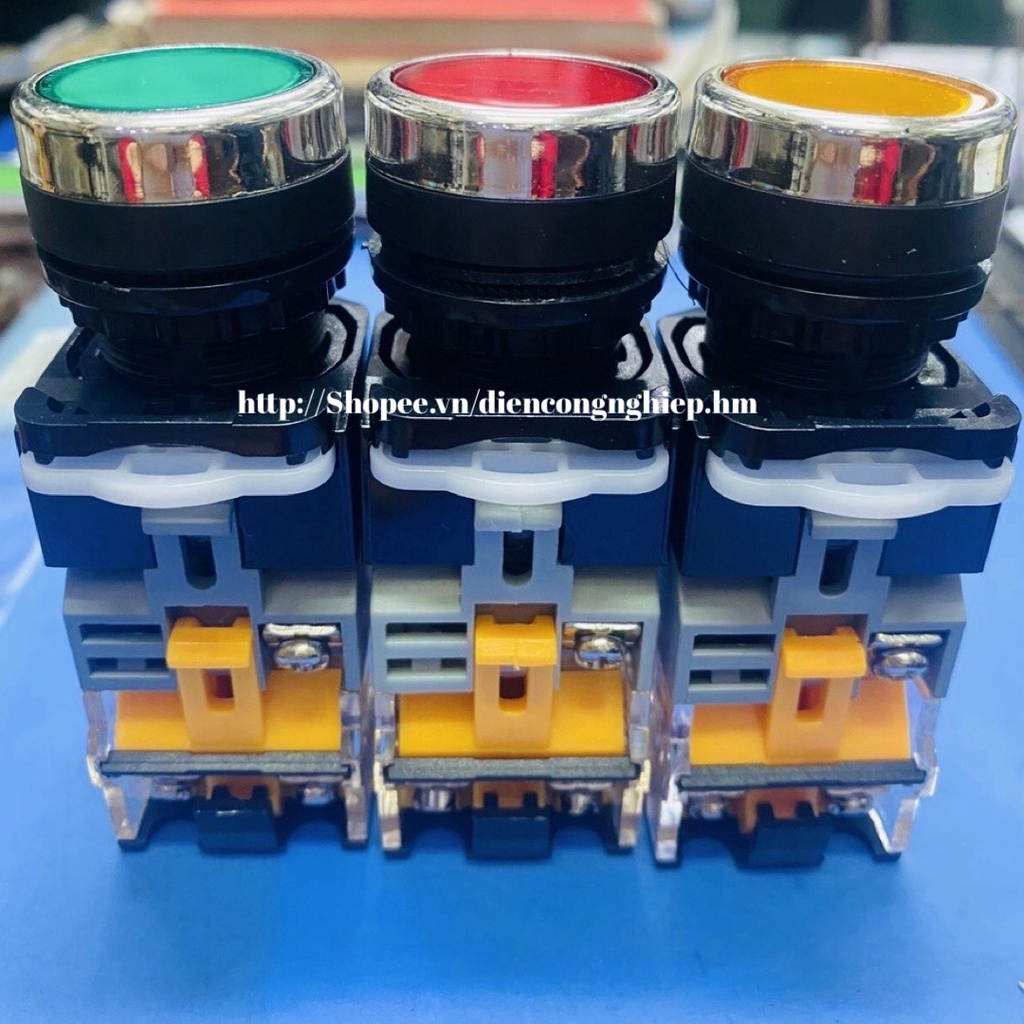 Nút Ấn Nhấn Phi 22 Có Đèn LA38/203-209B