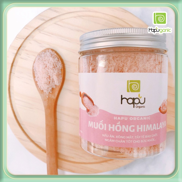 Muối Hồng Himalaya Nguyên Chất Tẩy Tế Bào Chết Hapu Organic 250gr | BigBuy360 - bigbuy360.vn