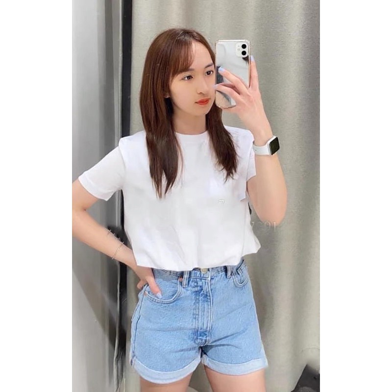 Quần Short Jeans Gập Gấu Z.R , TONGKHOCHITUE