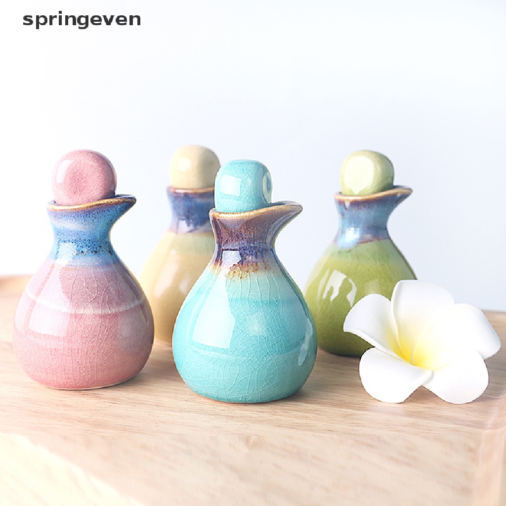 Lọ Gốm Sứ 60ml Đựng Tinh Dầu Tiện Dụng Cho Salon Làm Đẹp