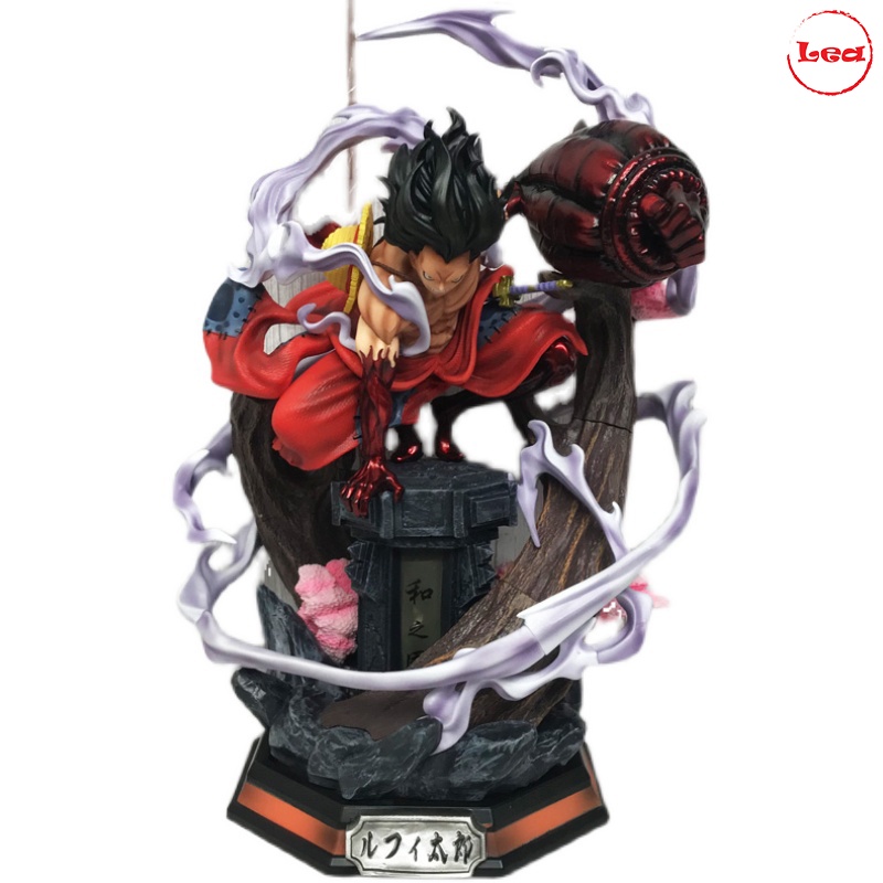 Mô hình Luffy Mũ Rơm Gear Fourth trạng thái Snake Man Wano Kuni cực ngầu - G55 - LeaTr.Toys