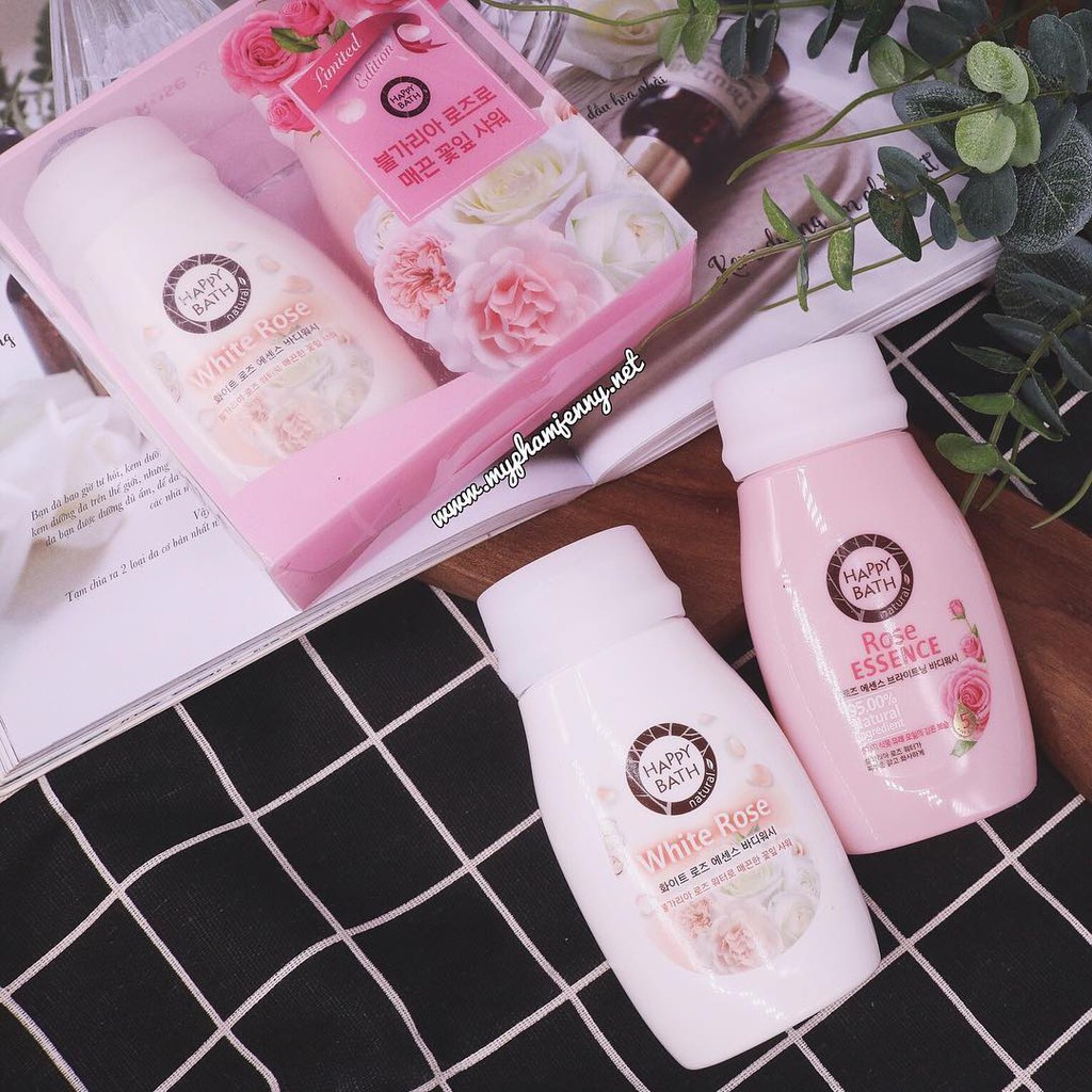 Sữa tắm Happy Bath Hàn Quốc 900ml chăm sóc dưỡng ẩm da chuyên sâu